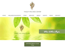 Tablet Screenshot of paisleywellnesscenter.com